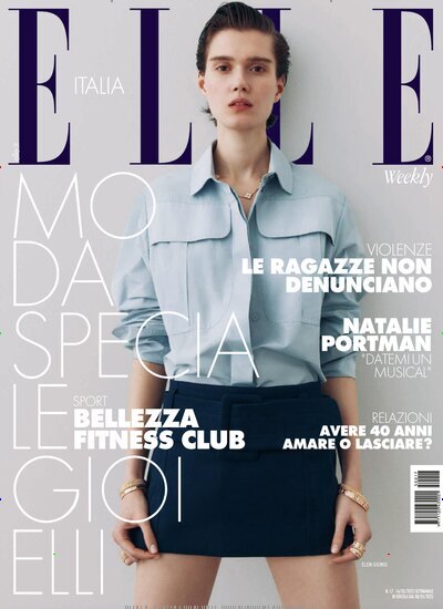 Titelbild der Ausgabe 14/2025 von Elle Italien. Diese Zeitschrift und viele weitere Frauenzeitschriften als Abo oder epaper bei United Kiosk online kaufen.