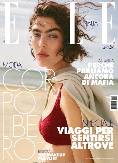 Titelbild der Ausgabe 16/2025 von Elle Italien. Diese Zeitschrift und viele weitere Frauenzeitschriften als Abo oder epaper bei United Kiosk online kaufen.