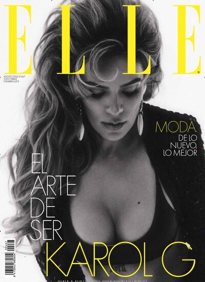 Titelbild der Ausgabe 8/2025 von Elle Spanien. Diese Zeitschrift und viele weitere Frauenzeitschriften als Abo oder epaper bei United Kiosk online kaufen.