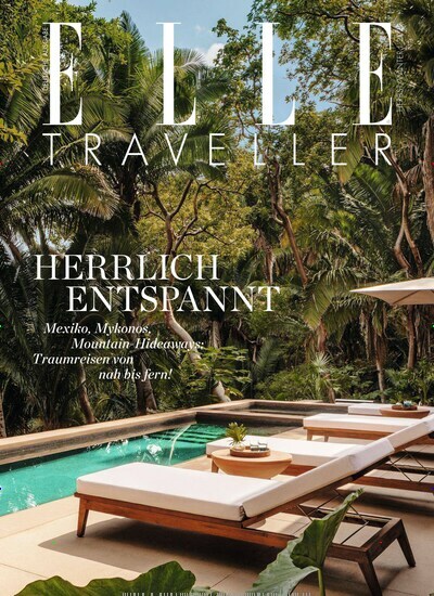 Titelbild der Ausgabe 2/2022 von Elle Traveller. Diese Zeitschrift und viele weitere Reisemagazine, Freizeitmagazine und Wissensmagazine als Abo oder epaper bei United Kiosk online kaufen.