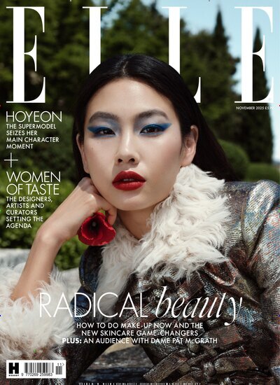 Titelbild der Ausgabe 11/2025 von Elle UK. Diese Zeitschrift und viele weitere Frauenzeitschriften als Abo oder epaper bei United Kiosk online kaufen.