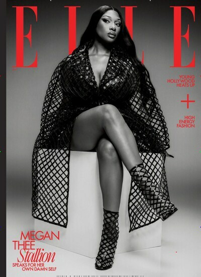 Titelbild der Ausgabe 5/2023 von Elle USA. Diese Zeitschrift und viele weitere Frauenzeitschriften als Abo oder epaper bei United Kiosk online kaufen.