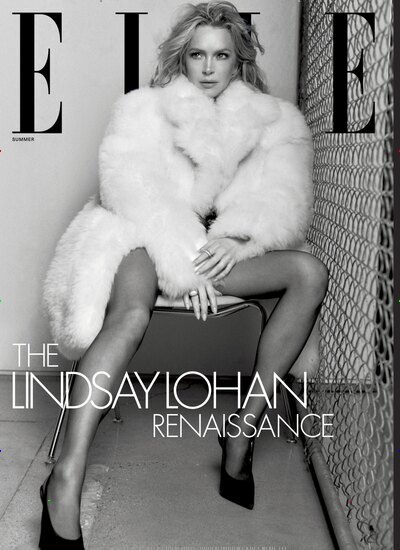 Titelbild der Ausgabe 6/2025 von Elle USA. Diese Zeitschrift und viele weitere Frauenzeitschriften als Abo oder epaper bei United Kiosk online kaufen.