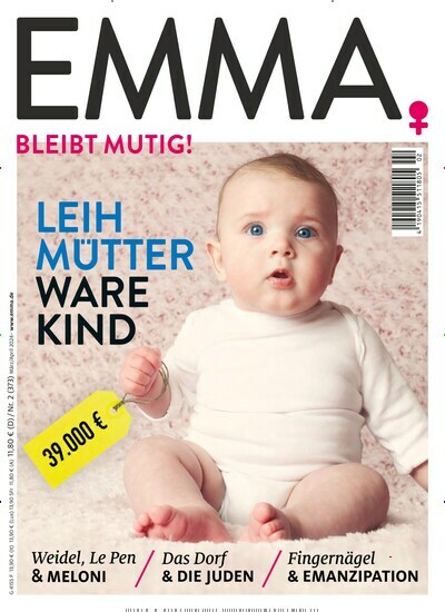 Titelbild der Ausgabe 2/2024 von EMMA. Diese Zeitschrift und viele weitere Frauenzeitschriften als Abo oder epaper bei United Kiosk online kaufen.