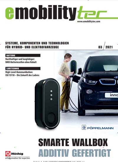 Titelbild der Ausgabe 3/2021 von emobility tec. Diese Zeitschrift und viele weitere Industriemagazine und Handwerkmagazine als Abo oder epaper bei United Kiosk online kaufen.