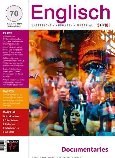 Titelbild der Ausgabe 70/2025 von Englisch Klasse 5-10. Diese Zeitschrift und viele weitere Zeitschriften für Pädagogik als Abo oder epaper bei United Kiosk online kaufen.