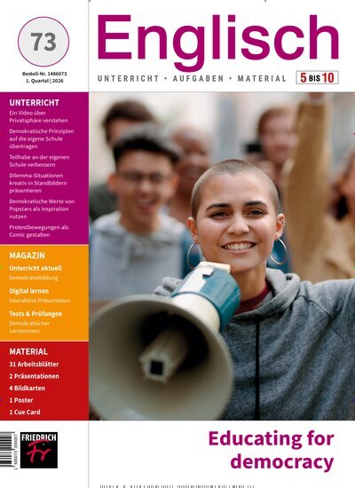 Titelbild der Ausgabe 73/2026 von Englisch Klasse 5-10. Diese Zeitschrift und viele weitere Zeitschriften für Pädagogik als Abo oder epaper bei United Kiosk online kaufen.