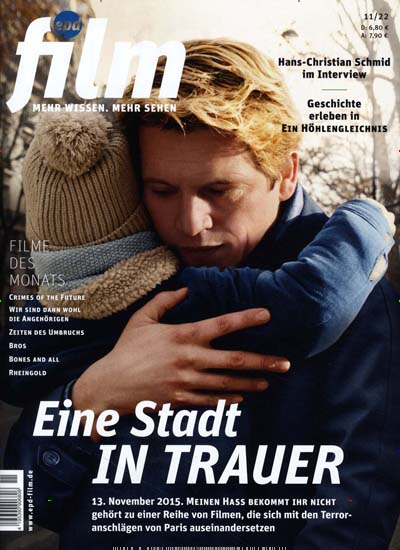 Titelbild der Ausgabe 11/2022 von epd Film. Diese Zeitschrift und viele weitere Audiomagazine, Filmmagazine und Fotozeitschriften als Abo oder epaper bei United Kiosk online kaufen.