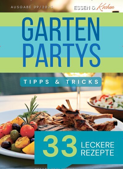 Titelbild der Ausgabe 9/2025 von Essen & Kochen. Diese Zeitschrift und viele weitere Kochzeitschriften und Backzeitschriften als Abo oder epaper bei United Kiosk online kaufen.