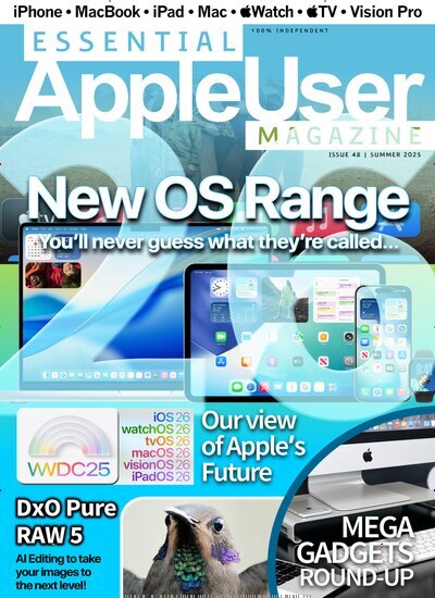 Titelbild der Ausgabe 5/2025 von Essential Apple User Magazine. Diese Zeitschrift und viele weitere Computerzeitschriften, Tabletmagazine und Smartphonemagazine als Abo oder epaper bei United Kiosk online kaufen.