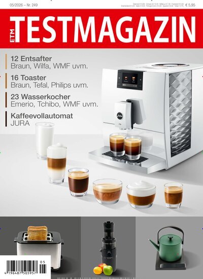 Titelbild der Ausgabe 5/2026 von ETM Testmagazin. Diese Zeitschrift und viele weitere Wirtschaftsmagazine und Politikmagazine als Abo oder epaper bei United Kiosk online kaufen.