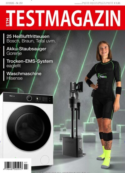 Titelbild der Ausgabe 7/2026 von ETM Testmagazin. Diese Zeitschrift und viele weitere Wirtschaftsmagazine und Politikmagazine als Abo oder epaper bei United Kiosk online kaufen.
