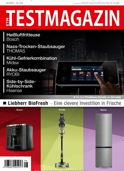 Titelbild der Ausgabe 8/2025 von ETM Testmagazin. Diese Zeitschrift und viele weitere Wirtschaftsmagazine und Politikmagazine als Abo oder epaper bei United Kiosk online kaufen.