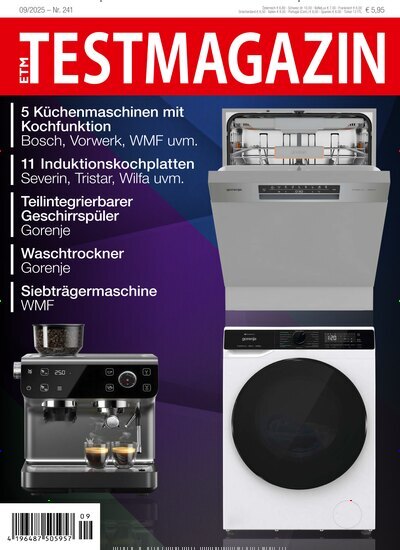 Titelbild der Ausgabe 9/2025 von ETM Testmagazin. Diese Zeitschrift und viele weitere Wirtschaftsmagazine und Politikmagazine als Abo oder epaper bei United Kiosk online kaufen.