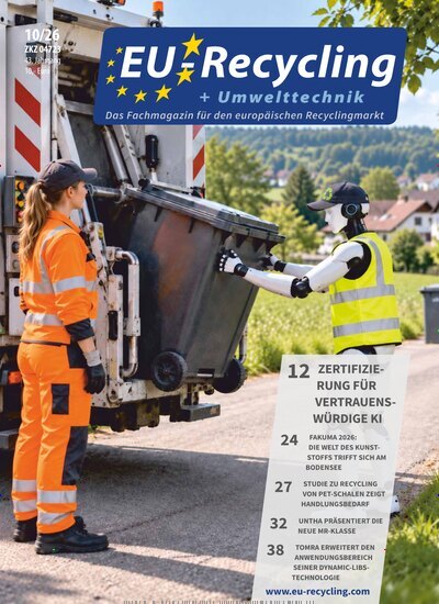 Titelbild der Ausgabe 10/2026 von EU-Recycling. Diese Zeitschrift und viele weitere Naturzeitschriften, Landwirtschaftszeitungen und Umweltmagazine als Abo oder epaper bei United Kiosk online kaufen.