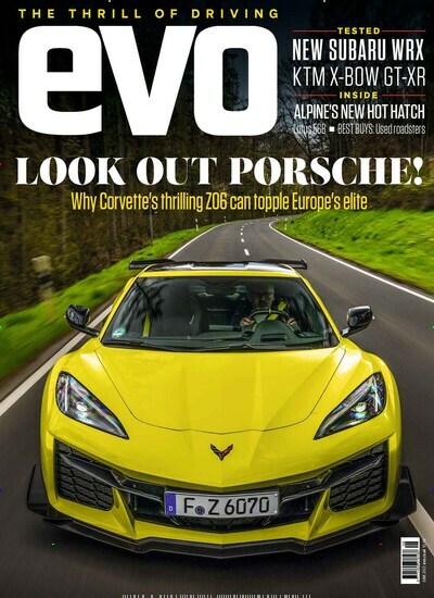 Titelbild der Ausgabe 6/2023 von Evo. Diese Zeitschrift und viele weitere Automagazine und Motorradzeitschriften als Abo oder epaper bei United Kiosk online kaufen.