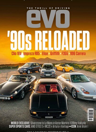 Titelbild der Ausgabe 7/2025 von Evo. Diese Zeitschrift und viele weitere Automagazine und Motorradzeitschriften als Abo oder epaper bei United Kiosk online kaufen.