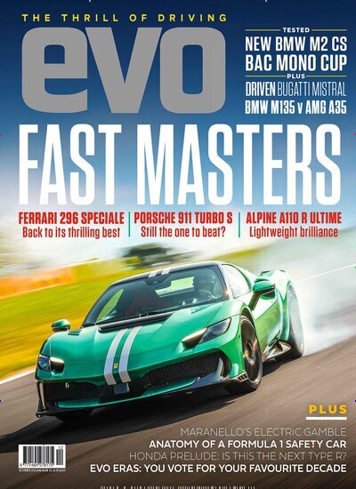 Titelbild der Ausgabe 12/2025 von Evo. Diese Zeitschrift und viele weitere Automagazine und Motorradzeitschriften als Abo oder epaper bei United Kiosk online kaufen.