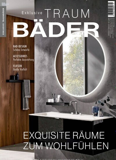 Titelbild der Ausgabe 1/2022 von Exklusive Traumbäder. Diese Zeitschrift und viele weitere Gartenzeitschriften und Wohnzeitschriften als Abo oder epaper bei United Kiosk online kaufen.