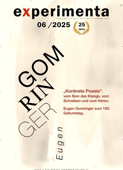 Titelbild der Ausgabe 6/2025 von experimenta. Diese Zeitschrift und viele weitere Reisemagazine, Freizeitmagazine und Wissensmagazine als Abo oder epaper bei United Kiosk online kaufen.