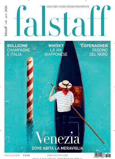 Titelbild der Ausgabe 3/2026 von falstaff Magazin Italien. Diese Zeitschrift und viele weitere Kochzeitschriften und Backzeitschriften als Abo oder epaper bei United Kiosk online kaufen.