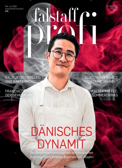 Titelbild der Ausgabe 2/2025 von falstaff profi. Diese Zeitschrift und viele weitere Gastronomiezeitschriften, Fashionmagazine, Beautymagazine als Abo oder epaper bei United Kiosk online kaufen.