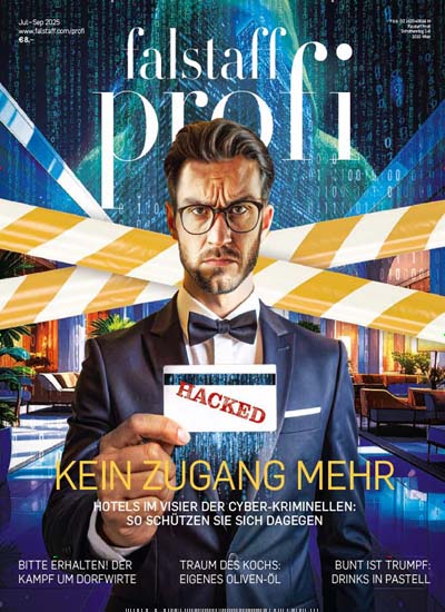 Titelbild der Ausgabe 3/2025 von falstaff profi. Diese Zeitschrift und viele weitere Kochzeitschriften und Backzeitschriften als Abo oder epaper bei United Kiosk online kaufen.