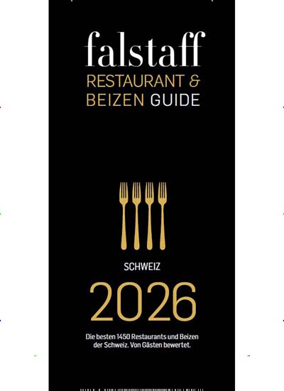 Titelbild der Ausgabe 1/2026 von Falstaff Restaurant- & Beizenguide. Diese Zeitschrift und viele weitere Kochzeitschriften und Backzeitschriften als Abo oder epaper bei United Kiosk online kaufen.