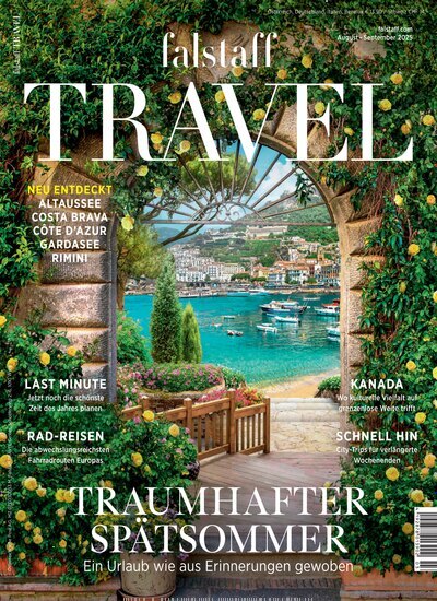 Titelbild der Ausgabe 3/2025 von falstaff Travel. Diese Zeitschrift und viele weitere Reisemagazine, Freizeitmagazine und Wissensmagazine als Abo oder epaper bei United Kiosk online kaufen.