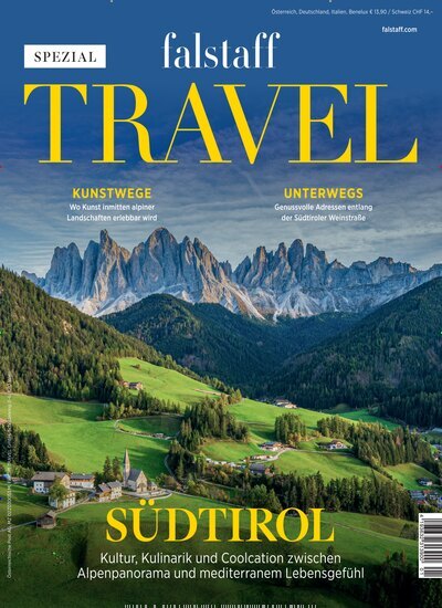 Titelbild der Ausgabe 1/2026 von falstaff Travel Spezial. Diese Zeitschrift und viele weitere Reisemagazine, Freizeitmagazine und Wissensmagazine als Abo oder epaper bei United Kiosk online kaufen.