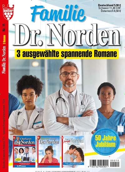 Titelbild der Ausgabe 7/2025 von Familie Dr. Norden. Diese Zeitschrift und viele weitere Groschenromane und Rätselhefte als Abo oder epaper bei United Kiosk online kaufen.