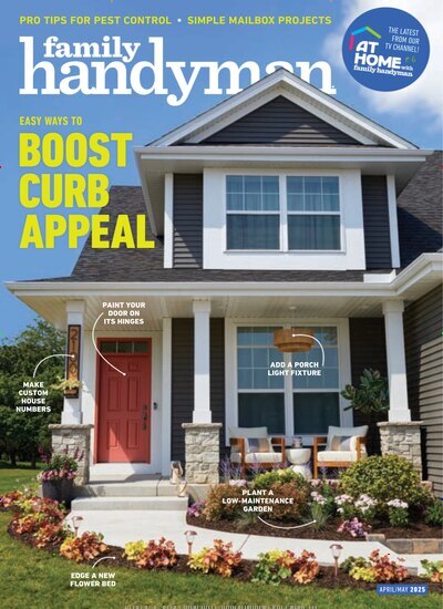 Titelbild der Ausgabe 2/2025 von Family Handyman. Diese Zeitschrift und viele weitere Gartenzeitschriften und Wohnzeitschriften als Abo oder epaper bei United Kiosk online kaufen.