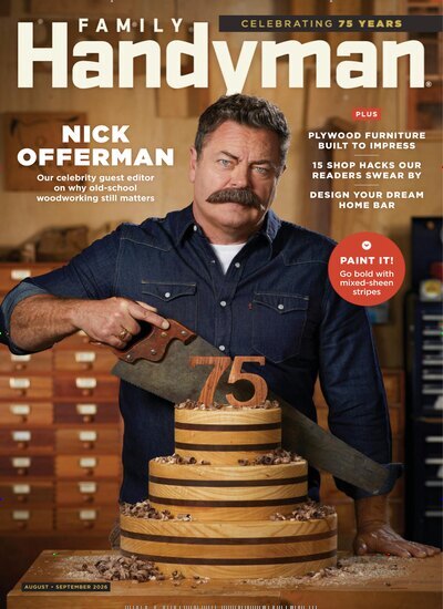 Titelbild der Ausgabe 4/2026 von Family Handyman. Diese Zeitschrift und viele weitere Gartenzeitschriften und Wohnzeitschriften als Abo oder epaper bei United Kiosk online kaufen.