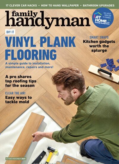 Titelbild der Ausgabe 5/2025 von Family Handyman. Diese Zeitschrift und viele weitere Gartenzeitschriften und Wohnzeitschriften als Abo oder epaper bei United Kiosk online kaufen.