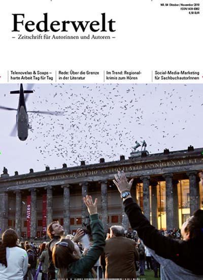 Titelbild der Ausgabe 5/2023 von Federwelt. Diese Zeitschrift und viele weitere Kunstmagazine und Kulturmagazine als Abo oder epaper bei United Kiosk online kaufen.