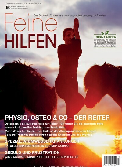 Titelbild der Ausgabe 60/2023 von Feine Hilfen. Diese Zeitschrift und viele weitere Sportmagazine als Abo oder epaper bei United Kiosk online kaufen.