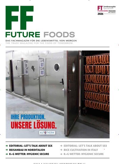 Titelbild der Ausgabe 4/2026 von FF Future Food. Diese Zeitschrift und viele weitere Gastronomiezeitschriften, Fashionmagazine, Beautymagazine als Abo oder epaper bei United Kiosk online kaufen.