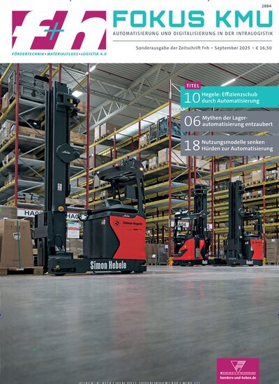 Titelbild der Ausgabe 1/2025 von f+h fördern und heben Sonderausgabe. Diese Zeitschrift und viele weitere Logistikmagazine und Medienmagazine als Abo oder epaper bei United Kiosk online kaufen.