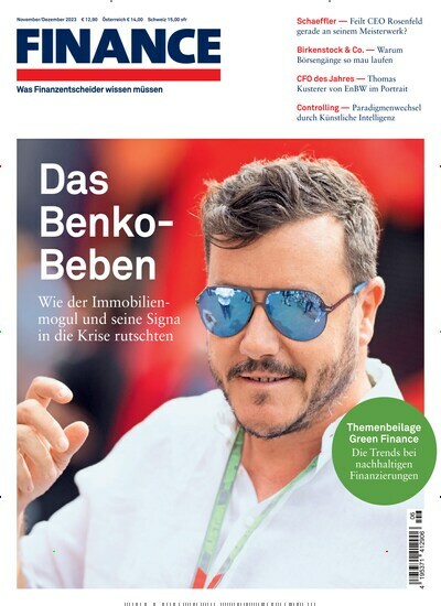 Titelbild der Ausgabe 6/2023 von FINANCE. Diese Zeitschrift und viele weitere Wirtschaftsmagazine und Politikmagazine als Abo oder epaper bei United Kiosk online kaufen.