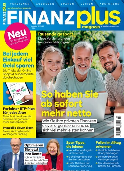 Titelbild der Ausgabe 2/2026 von FINANZplus. Diese Zeitschrift und viele weitere Wirtschaftsmagazine und Politikmagazine als Abo oder epaper bei United Kiosk online kaufen.