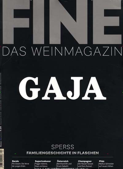 Titelbild der Ausgabe 4/2022 von Fine - Das Weinmagazin. Diese Zeitschrift und viele weitere Kochzeitschriften und Backzeitschriften als Abo oder epaper bei United Kiosk online kaufen.