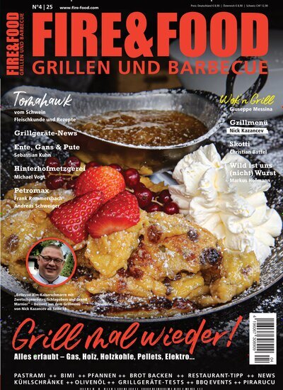 Titelbild der Ausgabe 4/2025 von FIRE&FOOD. Diese Zeitschrift und viele weitere Kochzeitschriften und Backzeitschriften als Abo oder epaper bei United Kiosk online kaufen.