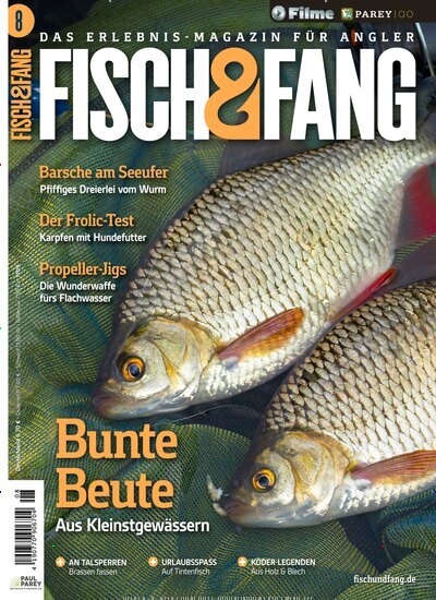 Titelbild der Ausgabe 8/2025 von Fisch & Fang (Angeln). Diese Zeitschrift und viele weitere Sportmagazine als Abo oder epaper bei United Kiosk online kaufen.