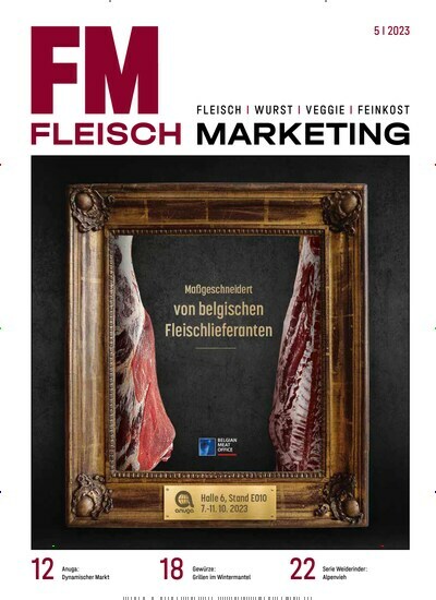 Titelbild der Ausgabe 5/2023 von Fleisch Marketing. Diese Zeitschrift und viele weitere Gastronomiezeitschriften, Fashionmagazine, Beautymagazine als Abo oder epaper bei United Kiosk online kaufen.