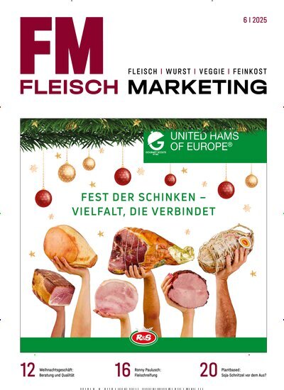 Titelbild der Ausgabe 6/2025 von Fleisch Marketing. Diese Zeitschrift und viele weitere Gastronomiezeitschriften, Fashionmagazine, Beautymagazine als Abo oder epaper bei United Kiosk online kaufen.