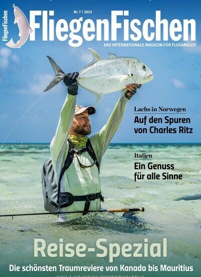 Titelbild der Ausgabe 70/2023 von FliegenFischen. Diese Zeitschrift und viele weitere Sportmagazine als Abo oder epaper bei United Kiosk online kaufen.