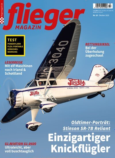 Titelbild der Ausgabe 10/2025 von fliegermagazin. Diese Zeitschrift und viele weitere Reisemagazine, Freizeitmagazine und Wissensmagazine als Abo oder epaper bei United Kiosk online kaufen.