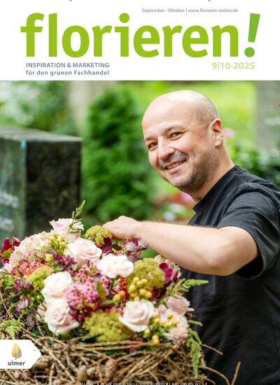 Titelbild der Ausgabe 9/2025 von florieren!. Diese Zeitschrift und viele weitere Naturzeitschriften, Landwirtschaftszeitungen und Umweltmagazine als Abo oder epaper bei United Kiosk online kaufen.
