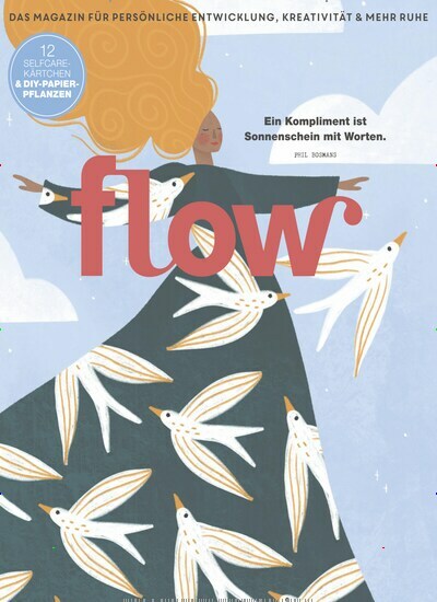Titelbild der Ausgabe 80/2024 von flow. Diese Zeitschrift und viele weitere Frauenzeitschriften als Abo oder epaper bei United Kiosk online kaufen.