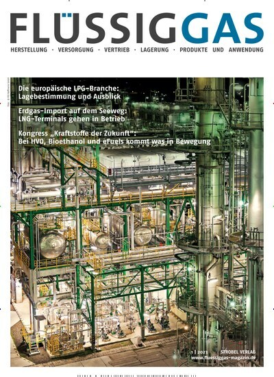 Titelbild der Ausgabe 1/2023 von Flüssiggas. Diese Zeitschrift und viele weitere Naturzeitschriften, Landwirtschaftszeitungen und Umweltmagazine als Abo oder epaper bei United Kiosk online kaufen.